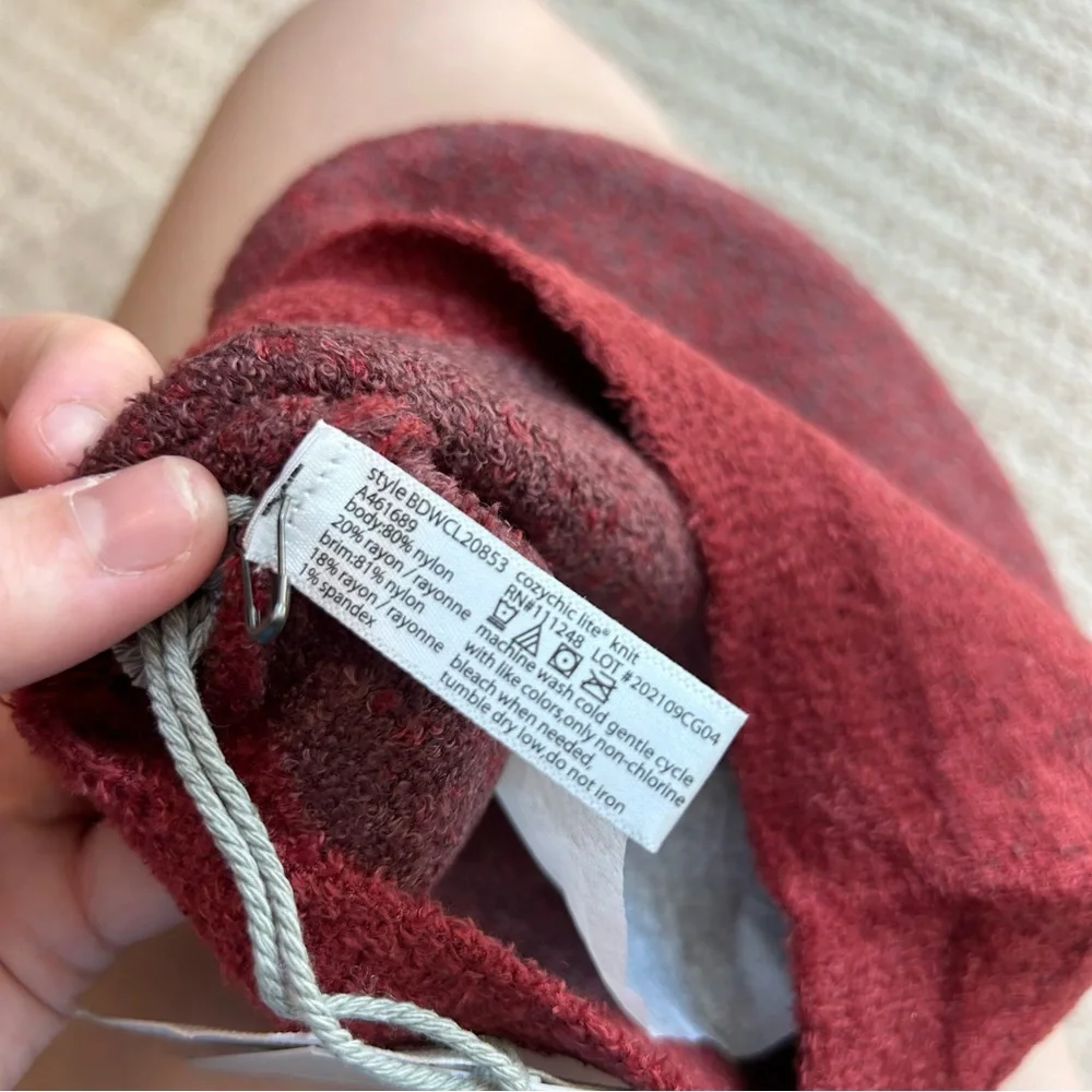 Barefoot Dreams Crimson-RoseWood CozyChic Lite Confetti Beanie